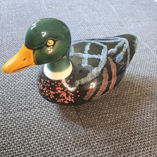 Porzellan figur ente schale - porzellan, 23