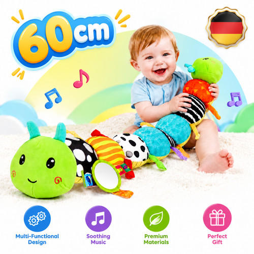 Raupe kuscheltier baby - kuscheltier,