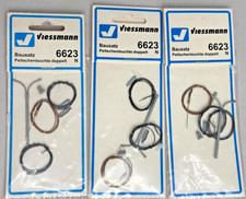 Viessmann 6623 Spur N Laterne Bausatz Peitschenleuchte doppelt 3 Stück OVP