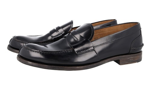 Prada leder classic penny - leder,