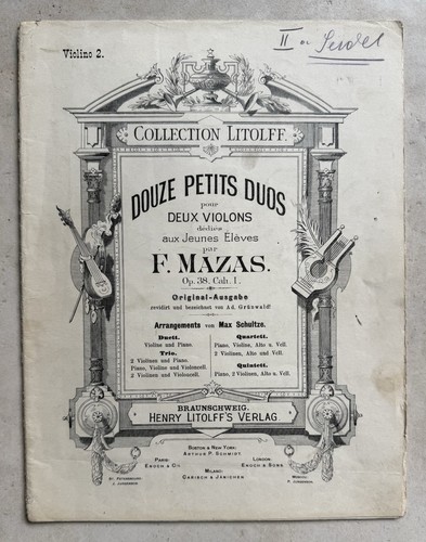Antike noten mazas - antike, op.