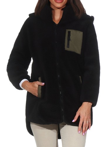 Hailys damen teddyfleece jacke - damen, teddyfleece-jacke