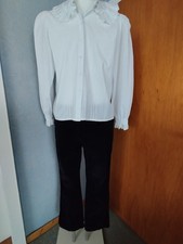 42 - Tolle Bluse in weiß mit