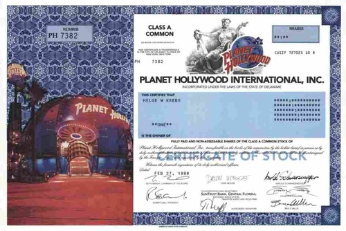 Planet hollywood 1998 - planet,