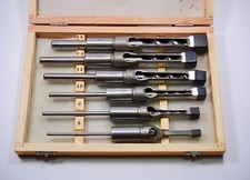 Holzmann Stemmbohrer Satz Quadratisch Vierkant 6-tlg. 6-8-10-12-14-16mm Holzbox 