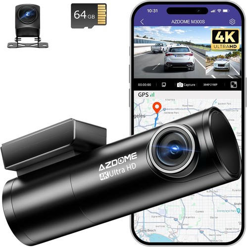 Dashcam 1080p vorne hinten - dashcam, 4k+1080p