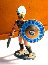 Zinnfigur Römer Soldat Handbemalt Höhe 7,5  cm , Gewicht 85,50 Gramm