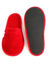 Julie Julsen Wellness Schuhe Pantoletten Sauna Hausschuhe Baumwolle-Frottier