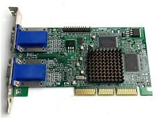 AGP Grafikkarte Dualhead 2x VGA MATROX Millenium G450 G45+MDHA16DLXB AGP 4X
