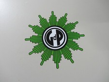 Polizei aufkleber stern - 4x,
