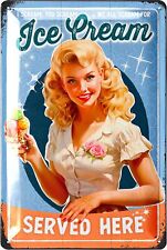 Retro Blechschilder, vintage