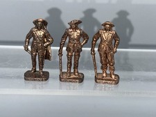 Metallfiguren Metallfigur  franz.  Musketiere  Kupfer 3 Stück RP 1482 Patent