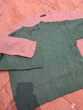 Pullover Kuschelpullover Damen Shein grün + beige Gr. M/L 40/42