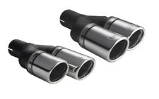 Doppelrohr Auspuffblende