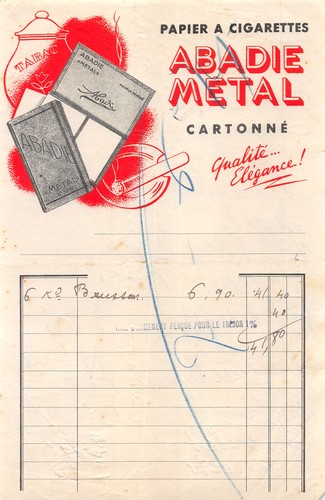 Zigarettenpapier abadie metall - zigarettenpapier,