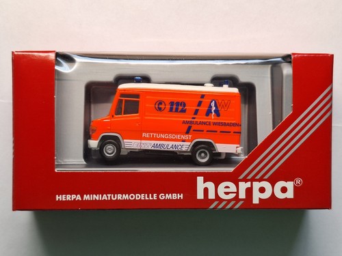 Herpa feuerwehr rtw t2 - feuerwehr, mb