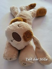 HAPPY PEOPLE Hund  Stofftier Kuscheltier Braun & Beige liegend 25cm Granulat