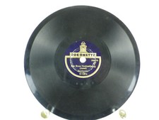 Schellackplatte Odeonette 15 cm 6“ Der Rose Hochzeitstag /Großmütterchen cl19