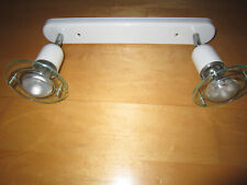 Deckenlampe von HONSEL mit 2 Leuchtkörpern, Gelenkarm, Metallgehäuse +Kunststoff