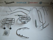 original Vespa LX LXV Stürzbügel Gepäckträger Stoßstange vorne Chromkit 602892M