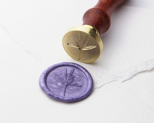 Siegelstempel pflanzenmotiv - siegelstempel,