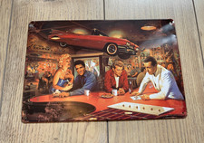 Blechschild 20 x 30 cm Dekoration USA Kneipe Bar Elvis Cafe Nostalgie