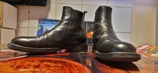 Brain Cress Herren Chelsea-Boots Schwarz Größe 46 Italienische Modell