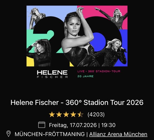 Helene fischer 360 stadion - fischer,