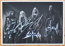 SODOM Orig Autogramm signiert Musik Trash Metal Band - AK XL