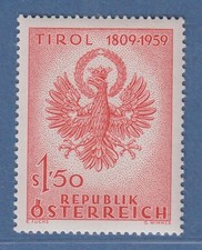 Österreich 1959 Sondermarke Tirol Tiroler Adler Mi.-Nr. 1067