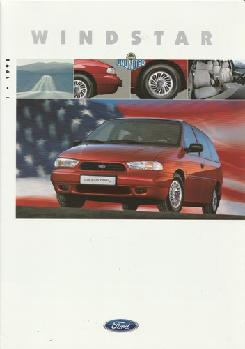 Prospekt ford windstar - prospekt, 01/98