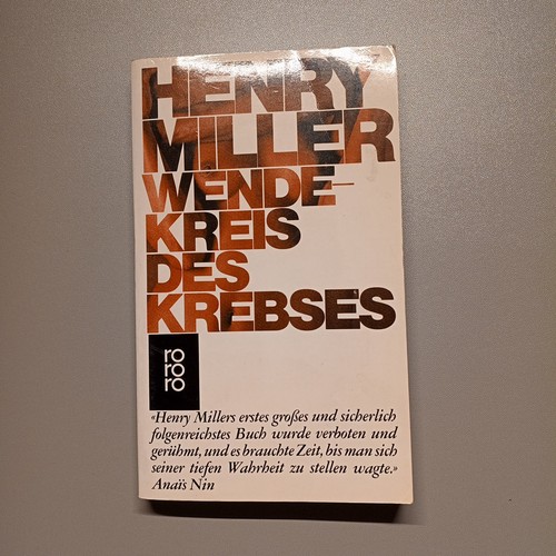 Henry miller wendekreis - -, des