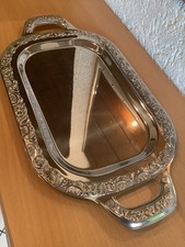 Servierplatte Silber Mit Verzierungen