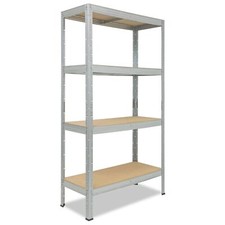 shelfplaza PRO Metallregal Schwerlastregal verzinkt, 155 cm hoch, 111 Varianten