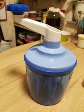 Tupperware D146 Speedy Happy Chef Blau Camping Handrührer