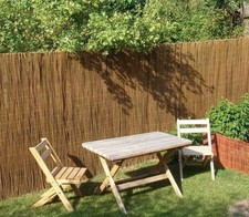 Natur Sichtschutz Balkon Sichtschutzmatte Weide Rollzaun Neu 1,2 x 3 m