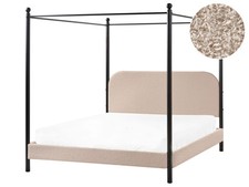 Himmelbett Metall Bouclé