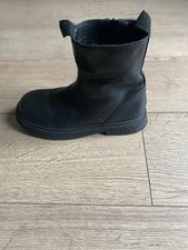 Zara Damen Schwarz Leder Biker