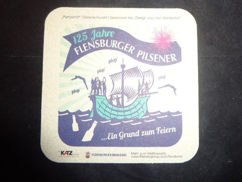 Bierdeckel brauerei petersen - bierdeckel,