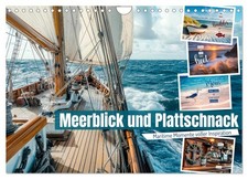 Meerblick und Plattschnack (Wandkalender 2026 DIN A4 quer), CALVENDO Monatskalen