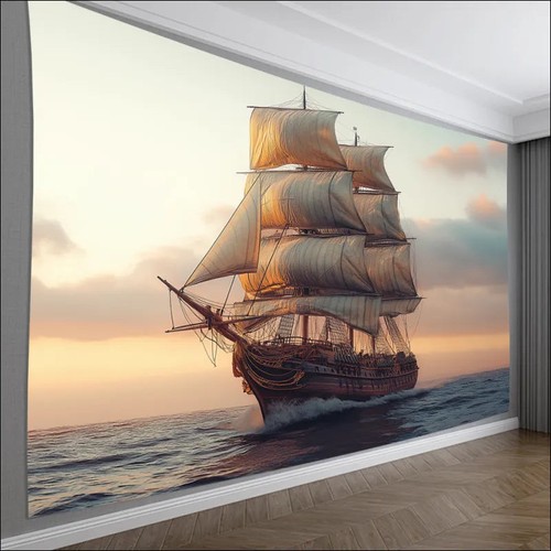 Segelboot wandteppich aus - segelboot-wandteppich,
