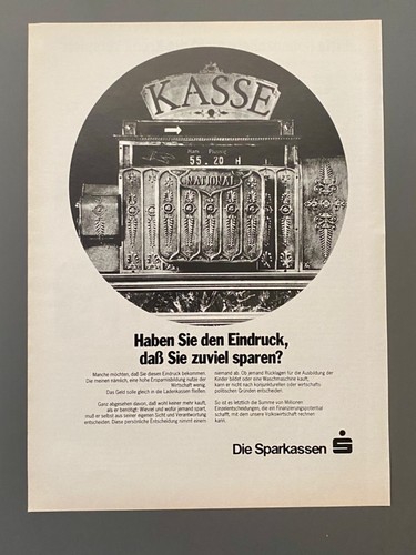 Die sparkassen national - sparkassen, kasse