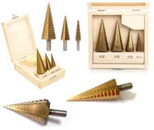 Stufenbohrer HSS Konusbohrer Kegelbohrer Set 4-32mm I 4-39mm Schälbohrer TITAN