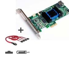 Adaptec RAID 6405E 128MB PCIe Raid Controller Karte, inkl. Kabel SAS 2 /SATA III
