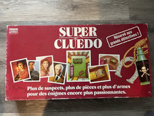 Super Cluedo (Parker,  1991) Vintage, französisch, ohne Anleitung, unbespielt