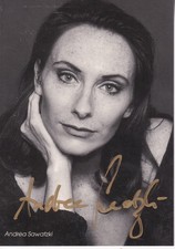 Autogramm - Andrea Sawatzki