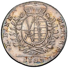 Sachsen - PCGS AU Detail - 1