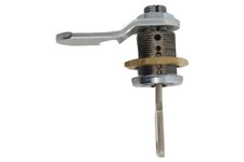 DOM Hebelschloss Zylinderschloss 697 Silber für Schrank Briefkasten Spind