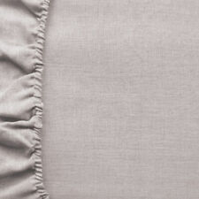 Leinen Spannbettlaken Natur Grau 100% Öko Leinen 90x200 NEU+OVP Bettwäsche weiss