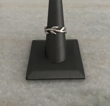 Wunderschöner 925 Sterling Silber Ring Rebenzweig Zweig Band signiert 7,5